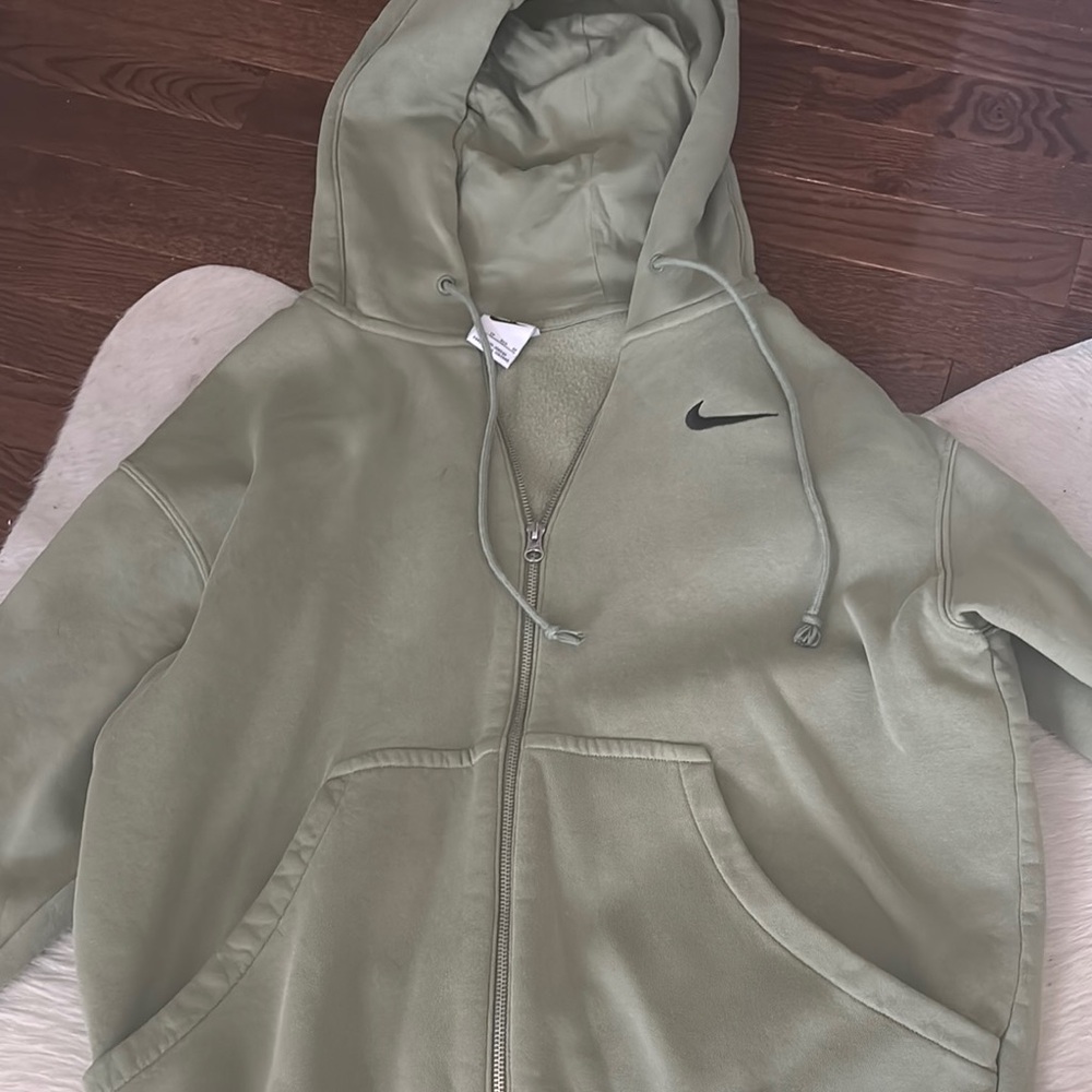 Nike Sage Green Full-Zip Hoodie
